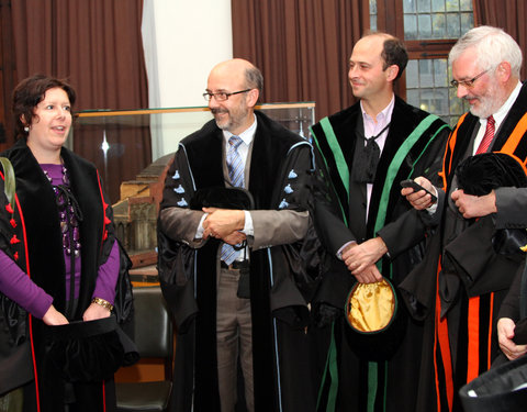 Uitreiking institutioneel eredoctoraat UGent in samenwerking met de Stad Gent aan Tahar Ben Jelloun-3596