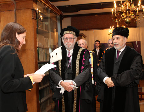 Uitreiking institutioneel eredoctoraat UGent in samenwerking met de Stad Gent aan Tahar Ben Jelloun-3599