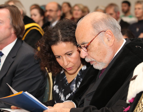 Uitreiking institutioneel eredoctoraat UGent in samenwerking met de Stad Gent aan Tahar Ben Jelloun-3611