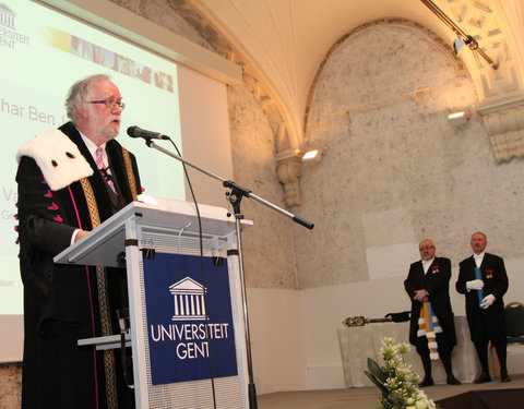 Uitreiking institutioneel eredoctoraat UGent in samenwerking met de Stad Gent aan Tahar Ben Jelloun-3634