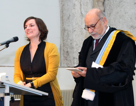 Uitreiking institutioneel eredoctoraat UGent in samenwerking met de Stad Gent aan Tahar Ben Jelloun-3642