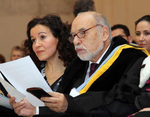 Uitreiking institutioneel eredoctoraat UGent in samenwerking met de Stad Gent aan Tahar Ben Jelloun-3652