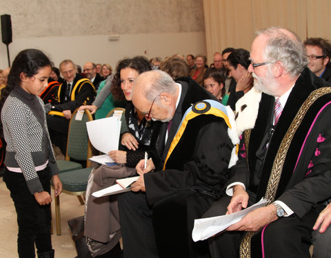 Uitreiking institutioneel eredoctoraat UGent in samenwerking met de Stad Gent aan Tahar Ben Jelloun-3654