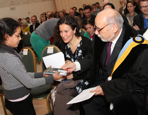 Uitreiking institutioneel eredoctoraat UGent in samenwerking met de Stad Gent aan Tahar Ben Jelloun-3655