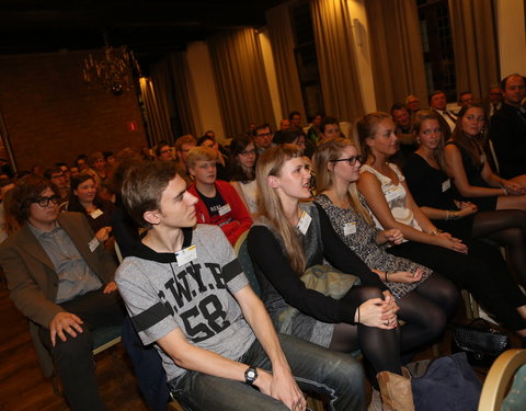 Start van Queteletcolleges, een universiteitsbreed honoursprogramma voor excellente studenten uit de tweede en derde bachelor-36