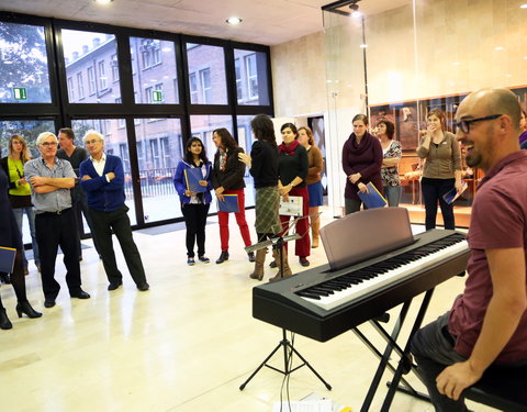 Startmoment van een nieuw, UGent personeelskoor met vrijblijvende workshop-36973