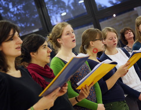 Startmoment van een nieuw UGent personeelskoor