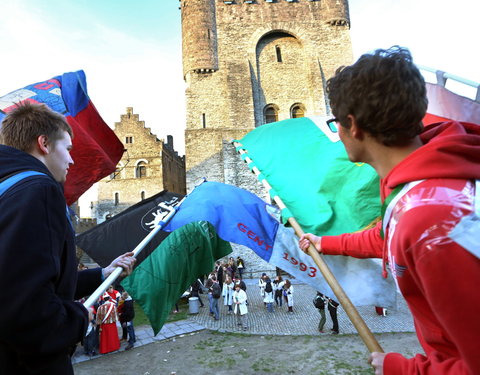 Gravensteenfeesten: ludieke bezetting van het Gravensteen, jaarlijkse herdenking van het eerste studentenbeleg in november 1949 