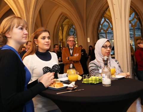 Onthaalontbijt voor nieuwe UGent medewerkers, aangenomen tijdens de periode van 31 oktober 2013 tot en met 20 november 2013-3890