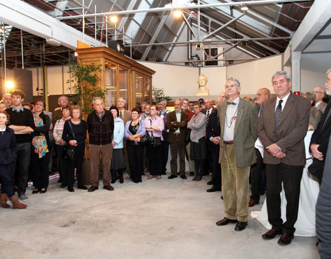 Opening tentoonstelling 'U bevindt zich hier: Landmeetkunde, Cartografie en Geomatica aan de Universiteit Gent' n.a.v. 20-jarig 