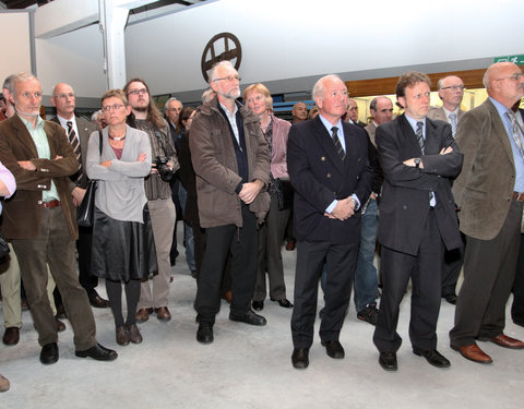 Opening tentoonstelling 'U bevindt zich hier: Landmeetkunde, Cartografie en Geomatica aan de Universiteit Gent' n.a.v. 20-jarig 