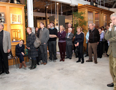 Opening tentoonstelling 'U bevindt zich hier: Landmeetkunde, Cartografie en Geomatica aan de Universiteit Gent' n.a.v. 20-jarig 