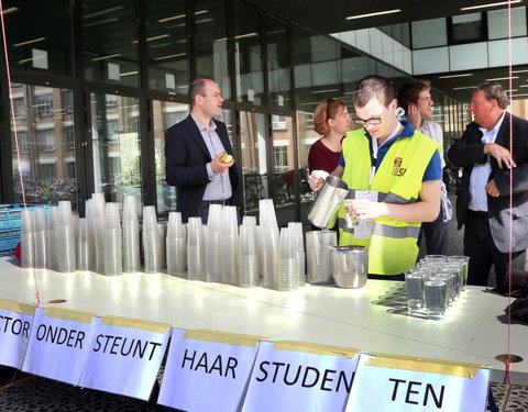 Studenten van UGent, HoGent en Arteveldehogeschool manifesteren voor kwaliteitsvol onderwijs en tegen onderfinanciering-41348