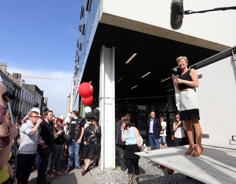 Studenten van UGent, HoGent en Arteveldehogeschool manifesteren voor kwaliteitsvol onderwijs en tegen onderfinanciering-41359