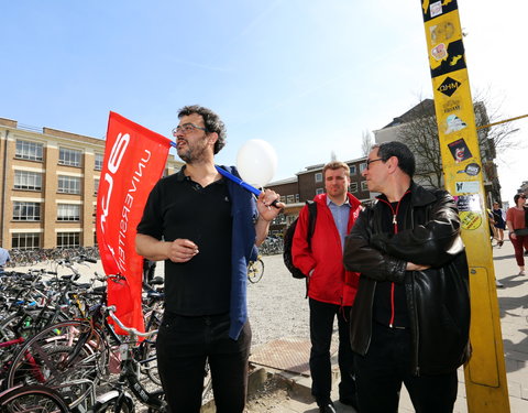 Studenten van UGent, HoGent en Arteveldehogeschool manifesteren voor kwaliteitsvol onderwijs en tegen onderfinanciering-41371