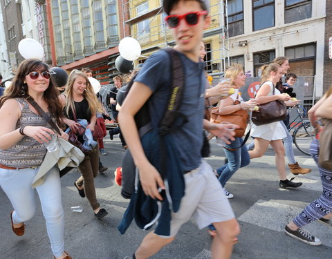 Studenten van UGent, HoGent en Arteveldehogeschool manifesteren voor kwaliteitsvol onderwijs en tegen onderfinanciering-41384