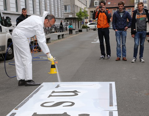 Inhuldiging autovrije gedeelte van Rozier-42379