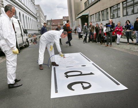 Inhuldiging autovrije gedeelte van Rozier-42380