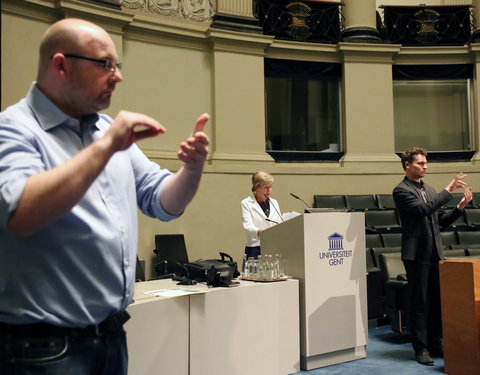 Conferentie over Gebarentaal, Gelijke kansen en Duurzame ontwikkeling -42480