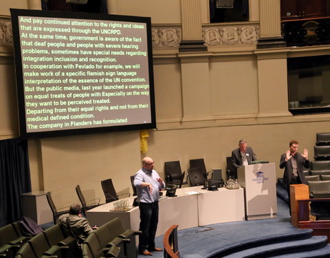 Conferentie over Gebarentaal, Gelijke kansen en Duurzame ontwikkeling -42485