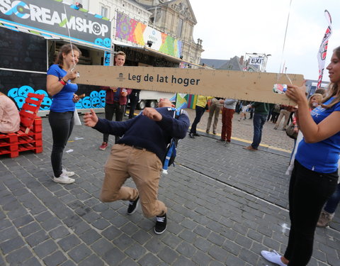 Student Kick-off 2014, actie 'Leg de lat hoger'-45068