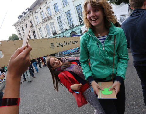 Student Kick-off 2014, actie 'Leg de lat hoger'-45071