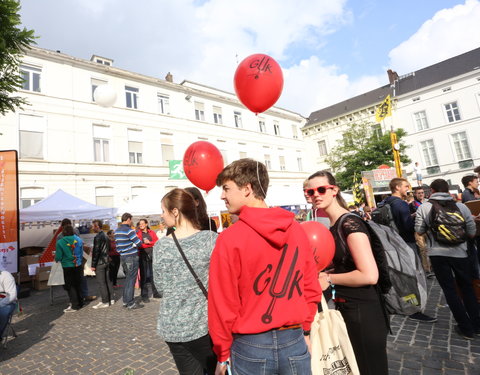 Student Kick-off 2014, actie 'Leg de lat hoger'-45095