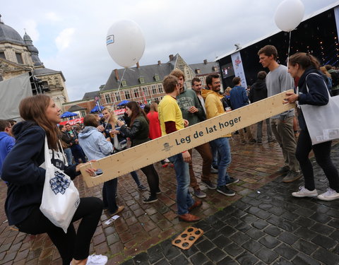 Student Kick-off 2014, actie 'Leg de lat hoger'-45100