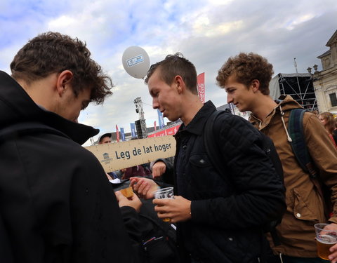 Student Kick-off 2014, actie 'Leg de lat hoger'-45114