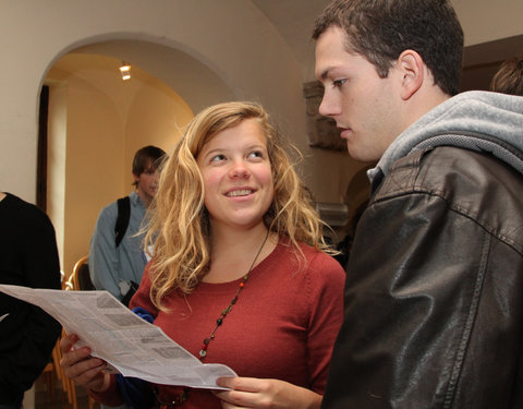 Voorstelling en inwandeling van UGentPassage (themawandeling langs elf plaatsen die de relatie tussen stad, universiteit en same