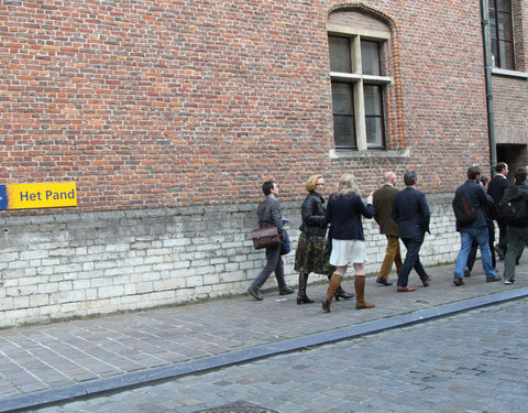 Voorstelling en inwandeling van UGentPassage (themawandeling langs elf plaatsen die de relatie tussen stad, universiteit en same