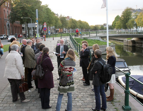 Voorstelling en inwandeling van UGentPassage (themawandeling langs elf plaatsen die de relatie tussen stad, universiteit en same