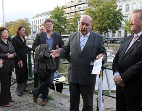 Voorstelling en inwandeling van UGentPassage (themawandeling langs elf plaatsen die de relatie tussen stad, universiteit en same