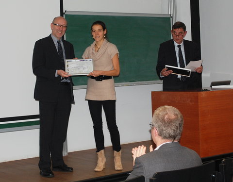 Uitreiking certificaten topstudenten Diergeneeskunde -46982