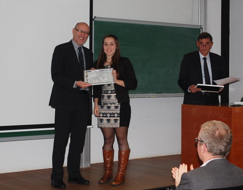 Uitreiking certificaten topstudenten Diergeneeskunde -46987