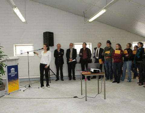 Opening nieuwe jongveestal, proefhoeve Melle-4780