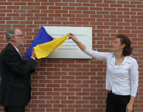 Opening nieuwe jongveestal, proefhoeve Melle-4787