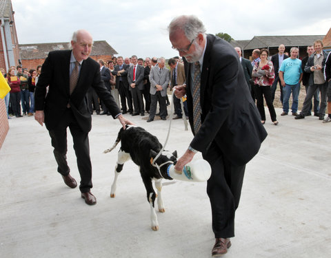 Opening nieuwe jongveestal, proefhoeve Melle-4795