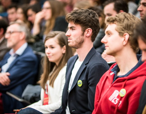 Lezing over internationale conflicten georganiseerd door Politeia en studentenraad StuRa-49926