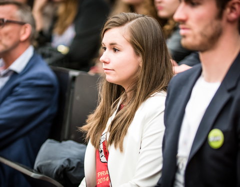 Lezing over internationale conflicten georganiseerd door Politeia en studentenraad StuRa-49927