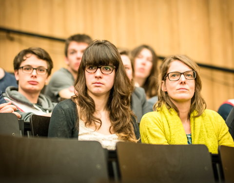 Lezing over internationale conflicten georganiseerd door Politeia en studentenraad StuRa-49935