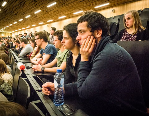 Lezing over internationale conflicten georganiseerd door Politeia en studentenraad StuRa-49951