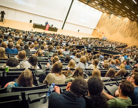 Lezing over internationale conflicten georganiseerd door Politeia en studentenraad StuRa-49953