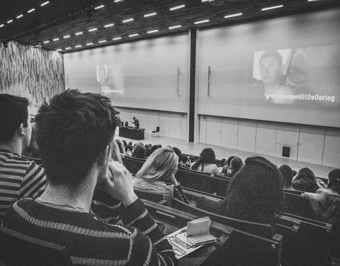 Lezing over internationale conflicten georganiseerd door Politeia en studentenraad StuRa-49956