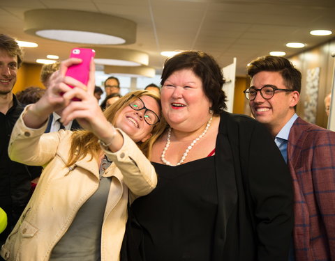 StudentenOnderzoekSymposium met Maggie De Block