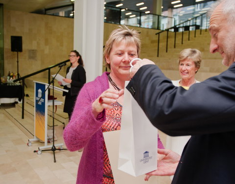 Viering van UGent ATP medewerkers met 25 of 35 jaar dienst-52801