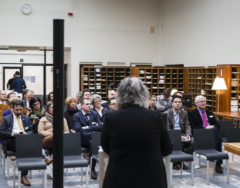 Bezoek parlementsleden aan Boekentoren-52851