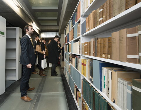 Bezoek parlementsleden aan Boekentoren-52873