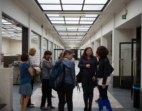 Bezoek Vereniging van Samenwerkende Nederlandse Universiteiten (VSNU) aan de UGent-54199