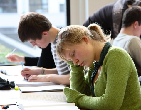 Blokken in de Universiteitsbibliotheek-54803